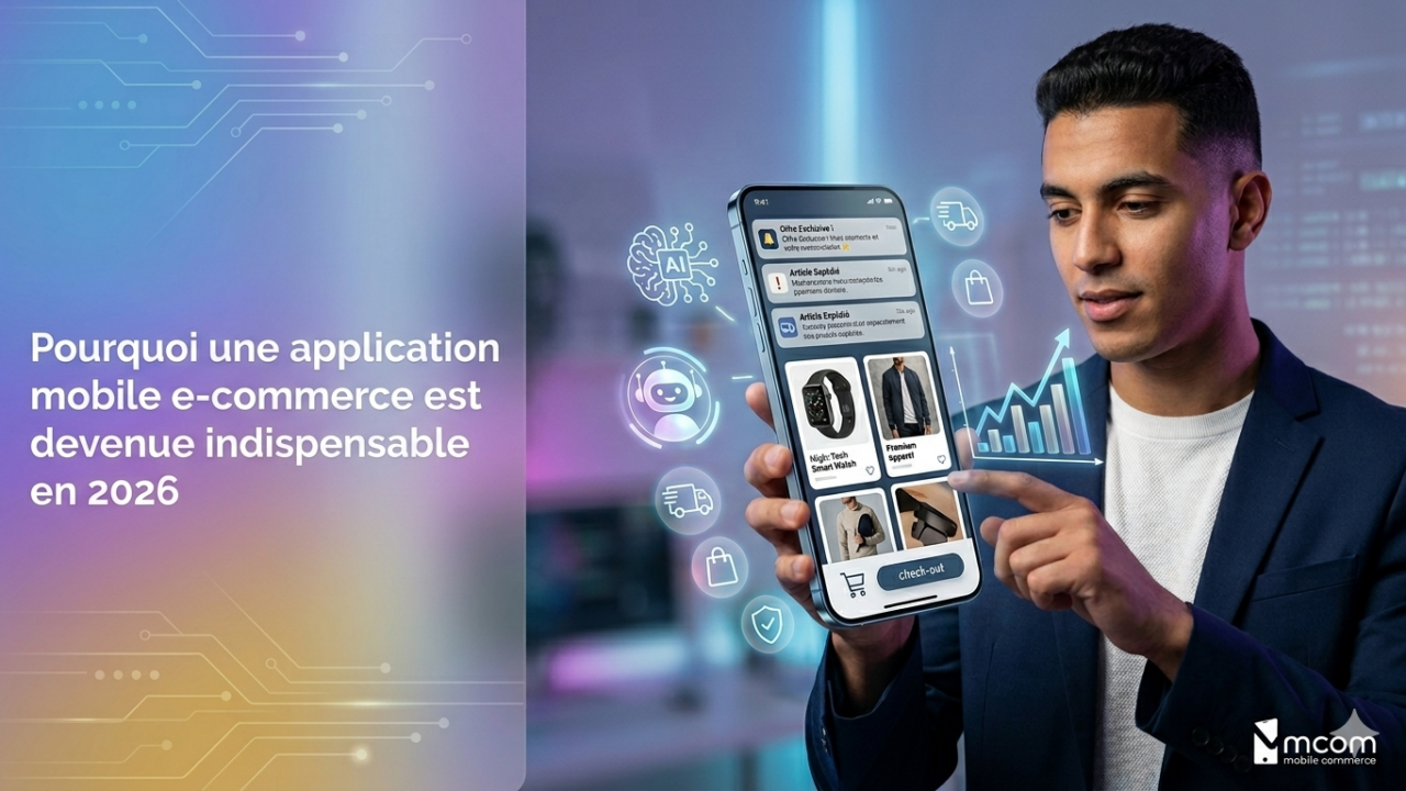 Pourquoi une application mobile e-commerce est devenue indispensable en 2026 (et comment booster vos ventes x3)